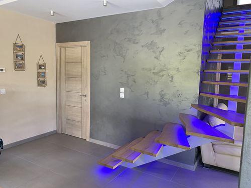 Chantier client, installation d'une porte d'intérieur