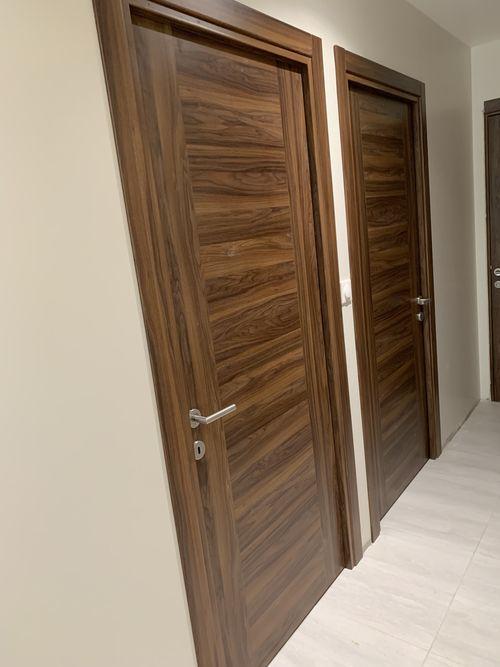 Chantier client, installation de portes d'intérieur