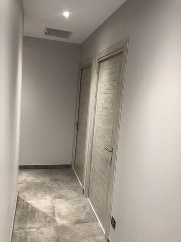 Chantier client, installation de portes d'intérieur