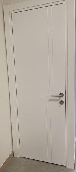porte intérieure laquée blanche