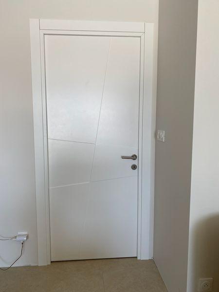 porte intérieure laquée blanche