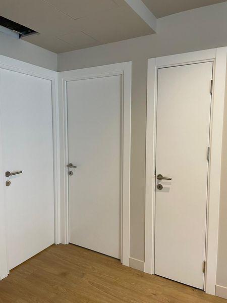 porte intérieure laquée blanche
